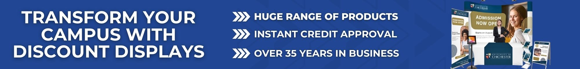 University Displays Header