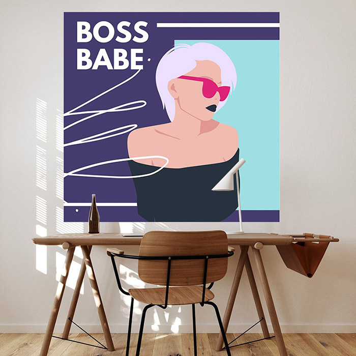 Custom printed wall decals