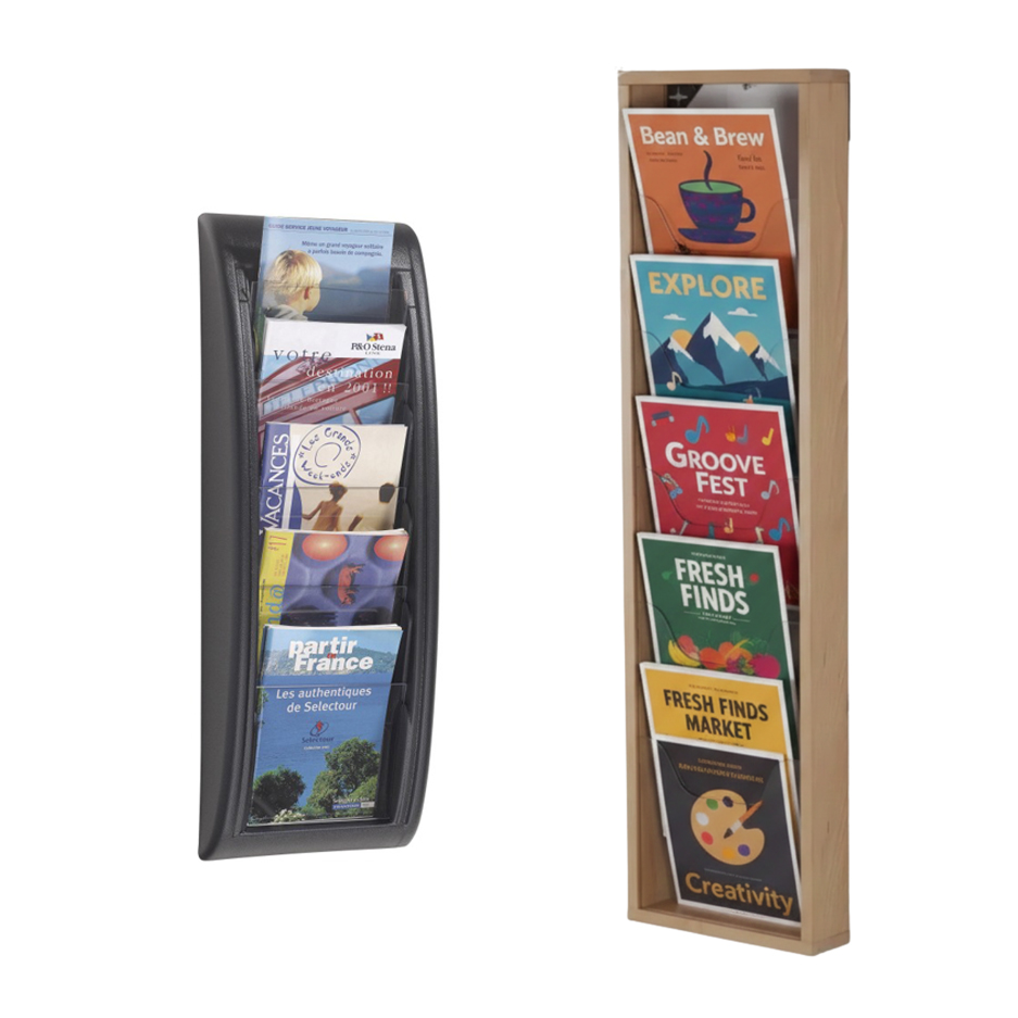 Wall Mounted Literature Displays