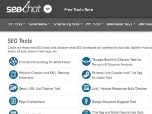 SEO Chat Tools Screenshot