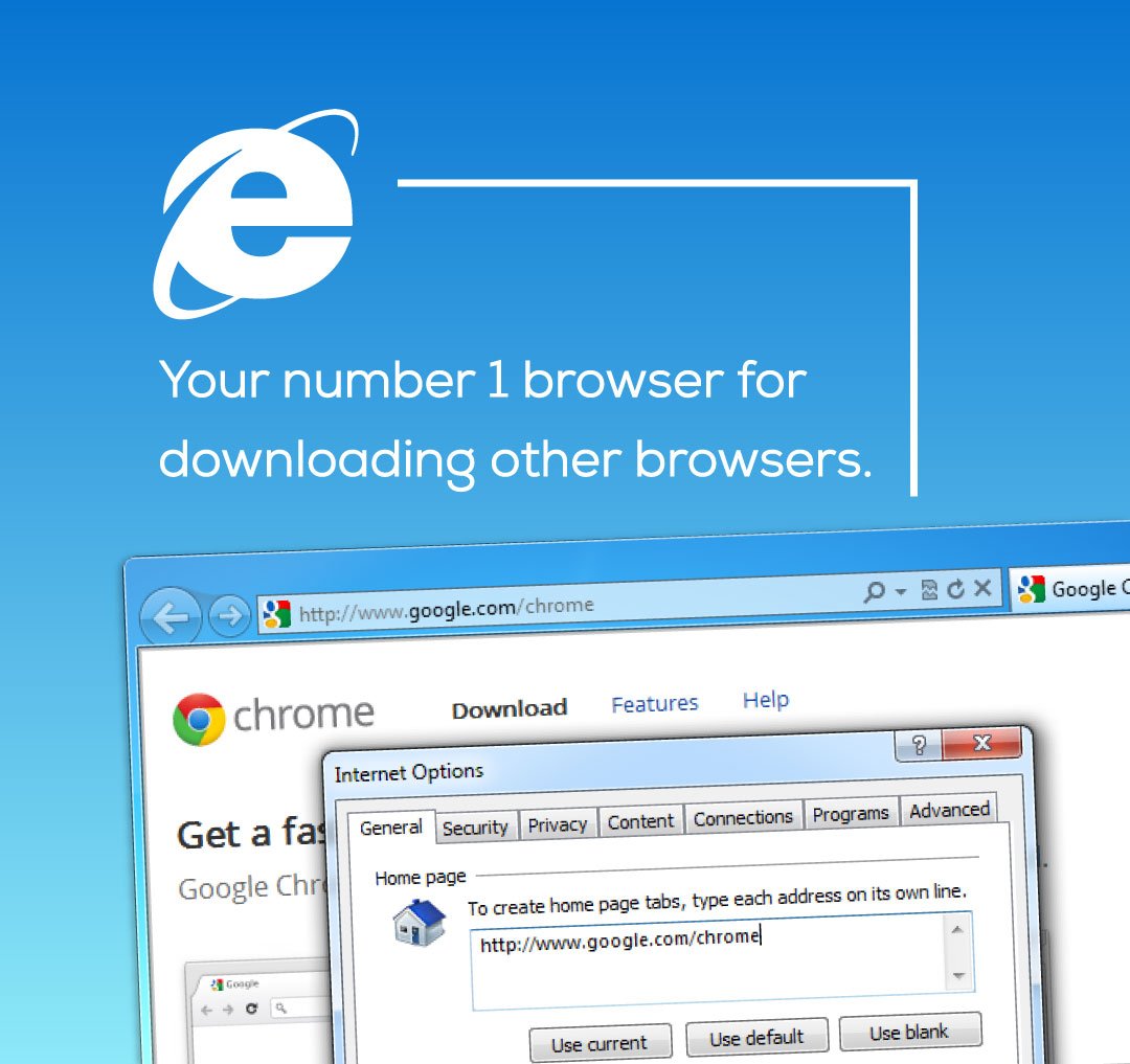 Brutally Honest Brand Slogans - Internet Explorer