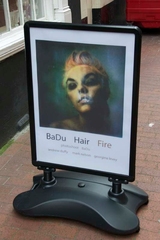 BaDu Hair Forecourt Sign