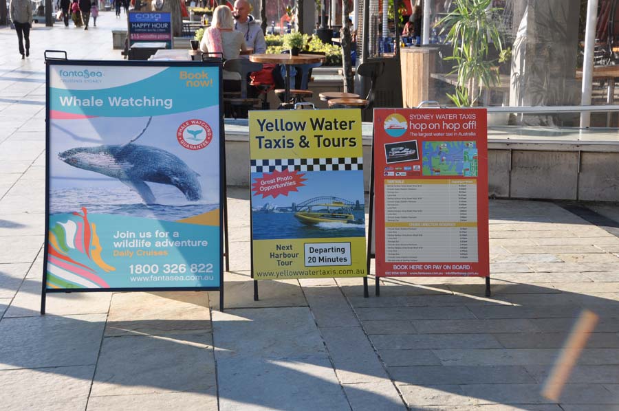 Sydney Pavement Signs