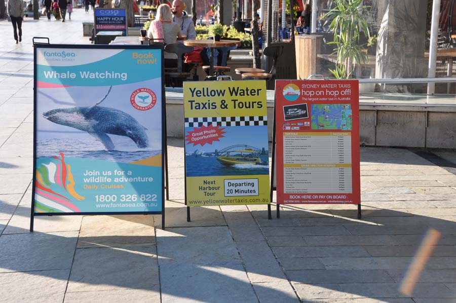 A boards are great for driving traffic to local businesses