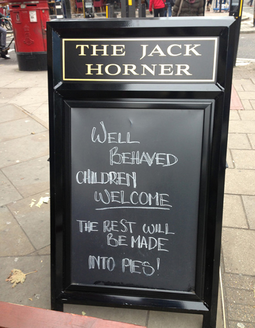 Funny Chalk Pavement Sign 6