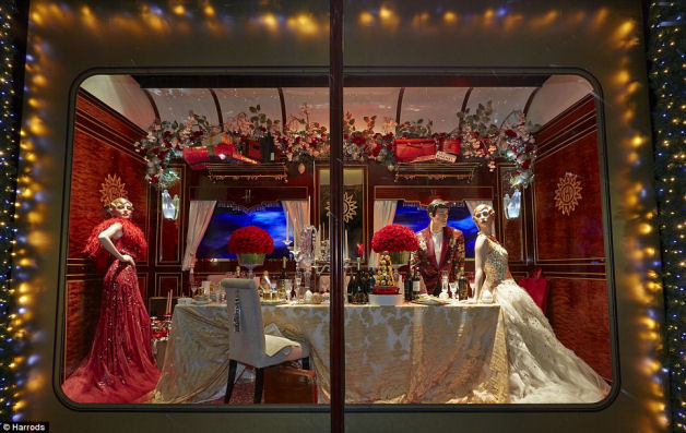 Harrods Christmas Window Display 2013