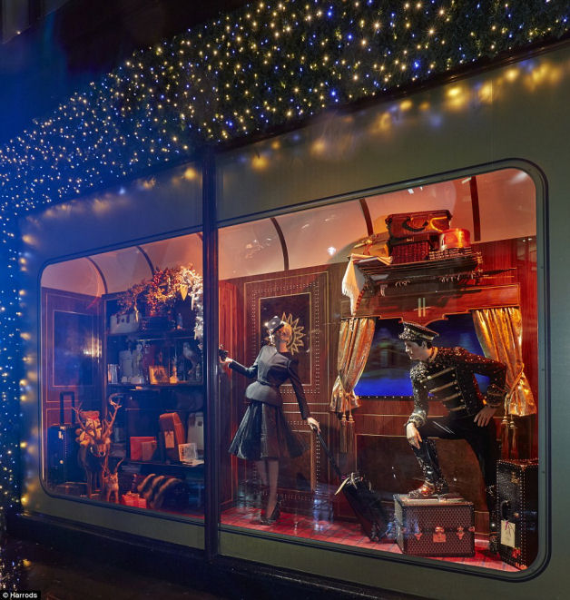 Harrods Christmas Window Display 2013